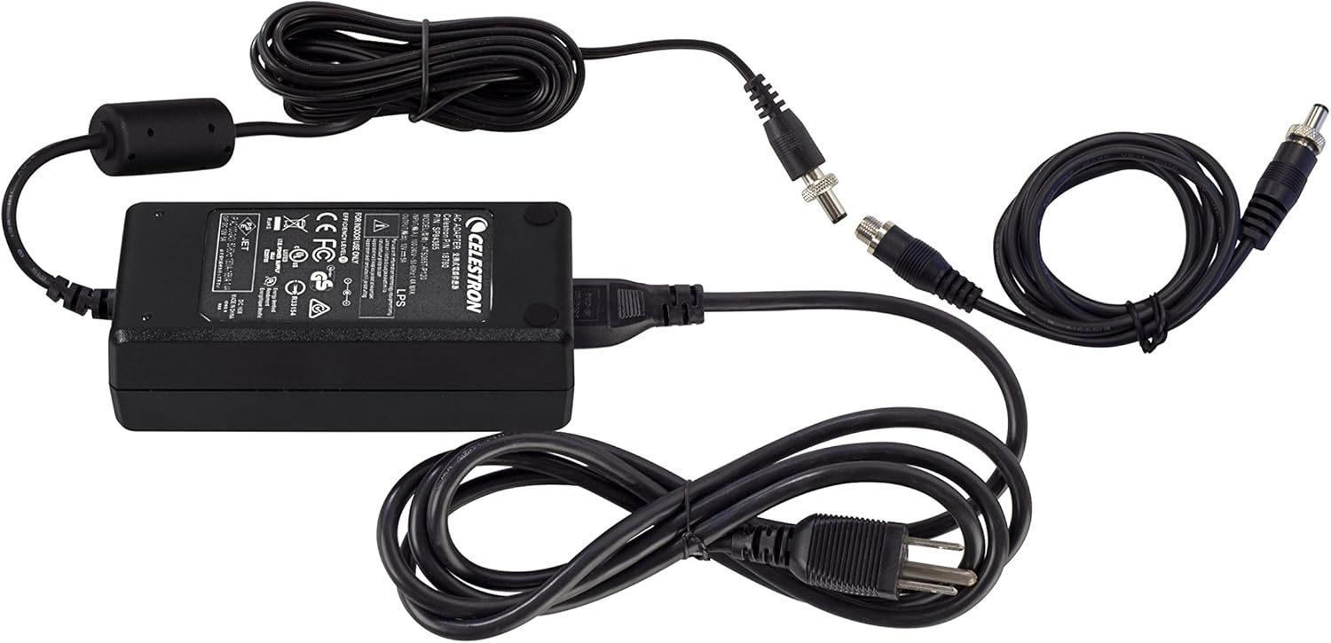 Celestron AC Adapter - 5 Amp Continuous power, Black (18780)