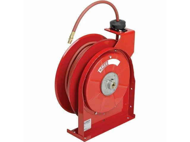 Reelcraft Spring DRIVEN All Steel Compact Hose Reel, 1/4x22 x 50& Hose