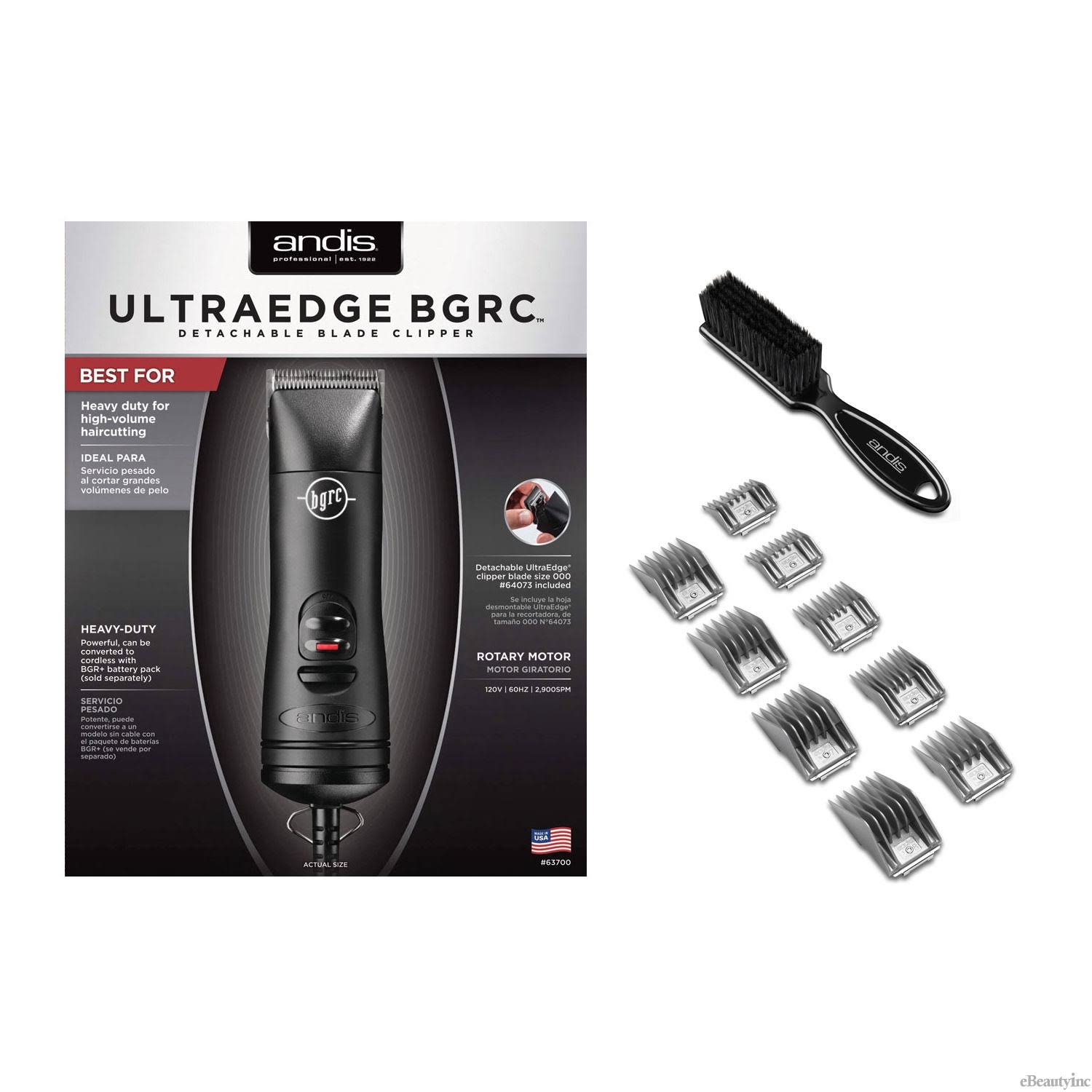Andis 63700 UltraEdge Bgrc Detachable Blade Clipper