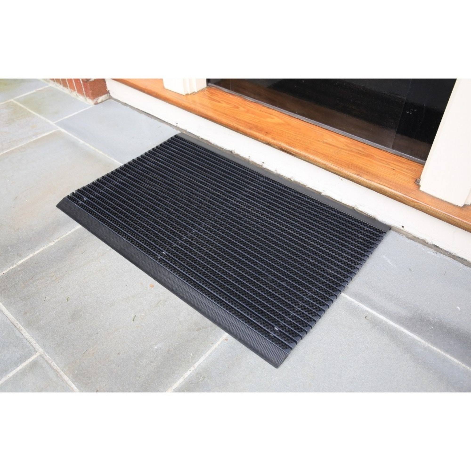 Mats Inc. World&s Best Ultimate Outdoor Bristle Entrance Mat - Black, 2& x 3&