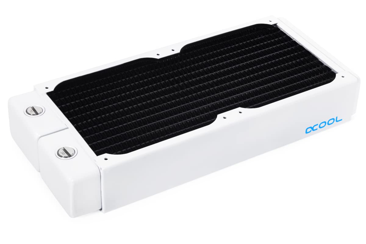 Alphacool 18647 NexXxoS XT45 Full Copper 240mm Radiator V.2 - White Special Edition