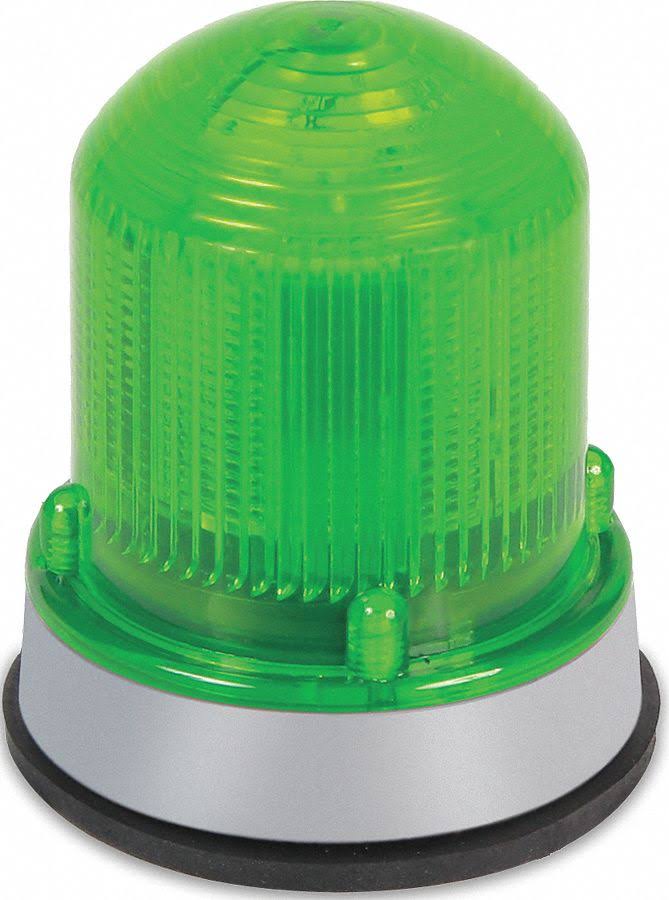 Edwards Signaling 125XBRZG120A Warning Light,led,120Vac,green,65 FPM