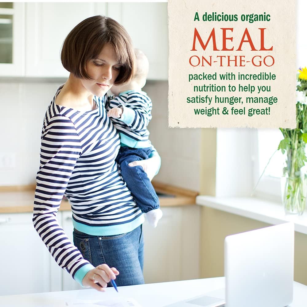 Garden of Life Raw Organic Meal Replacement Powder - Vanilla Chai, 28 Servings, 20g Plant Based Protein Powder, Superfoods, Greens, Vitamins Minerals Probiotics, All-in-One Meal Replacement Shake Pack of 2