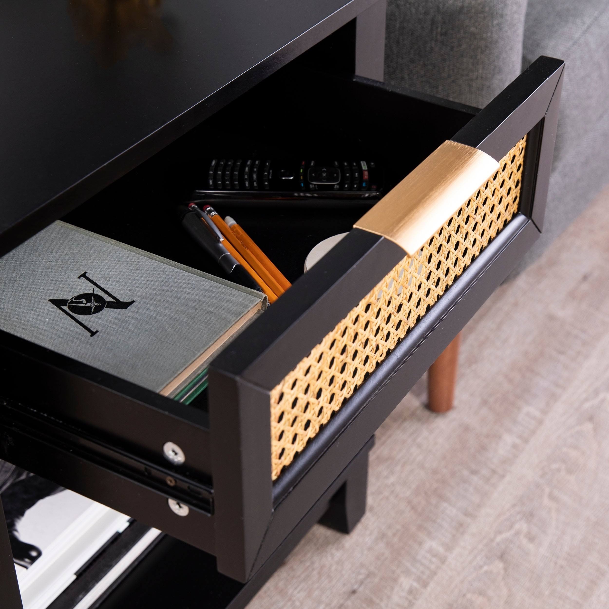 Holly Martin Chekshire Square End Table - Black