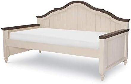 Legacy Classic Brookhaven Daybed Twin Vintage Linen and Rustic Dark Elm Wood