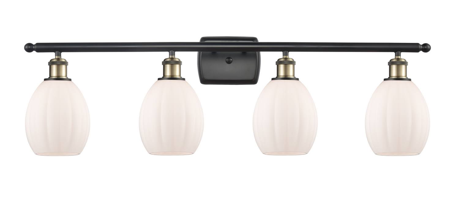 Innovations Lighting 516-4W-BAB-G81 Eaton - 4 Light Bath Vanity Black