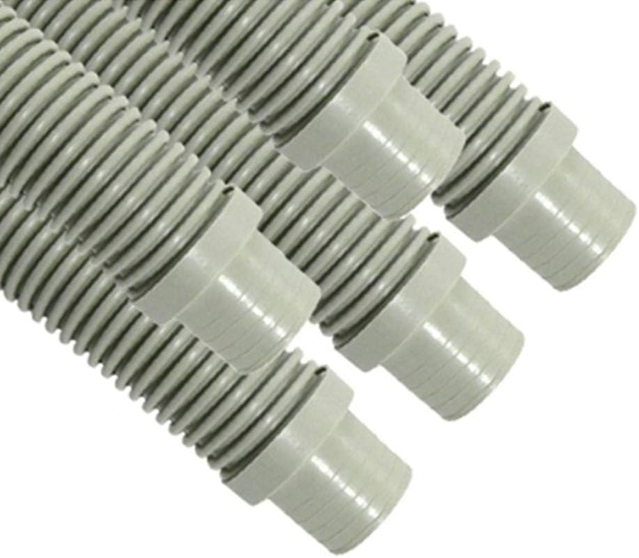 Puri Tech Universal Swimming Pool Cleaner Durable Hose 48 Long Grey Color 5 Pack Universal Fit Including Hayward Navigator, Pool Vac Ultra, AquaBug, Polaris ATV and More Pack of 2