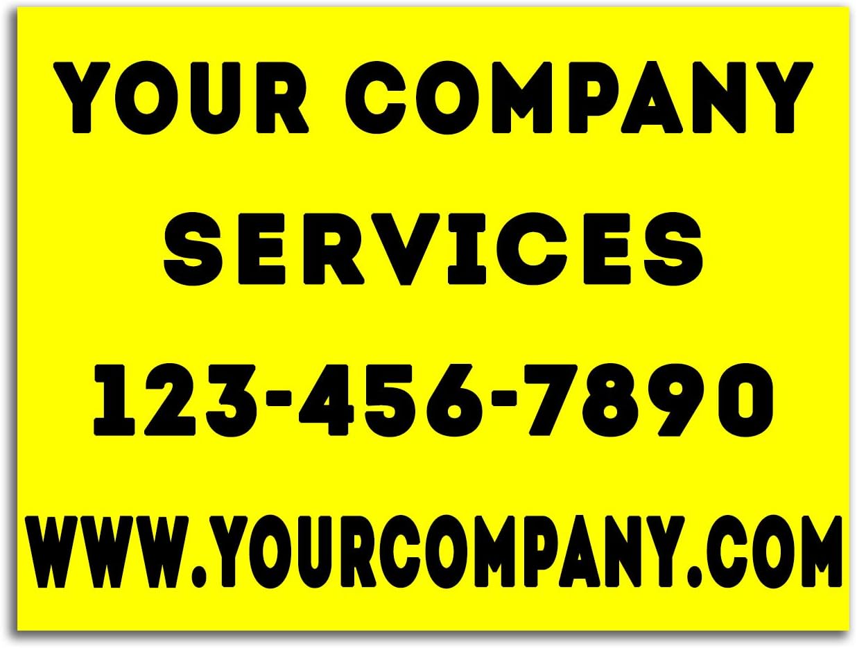 50 Pack of Large Yellow 24x18