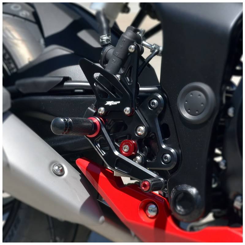 Hotbodies Racing 61501-2500 Black MGP Rear Set (suz. GSX-S 750 (2016-1