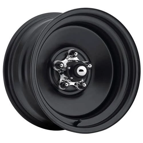 15x5.00 5x139.70mm|5x5.5 inch U.S. Wheel 68 Series Rat Rod Matte Black Wheels