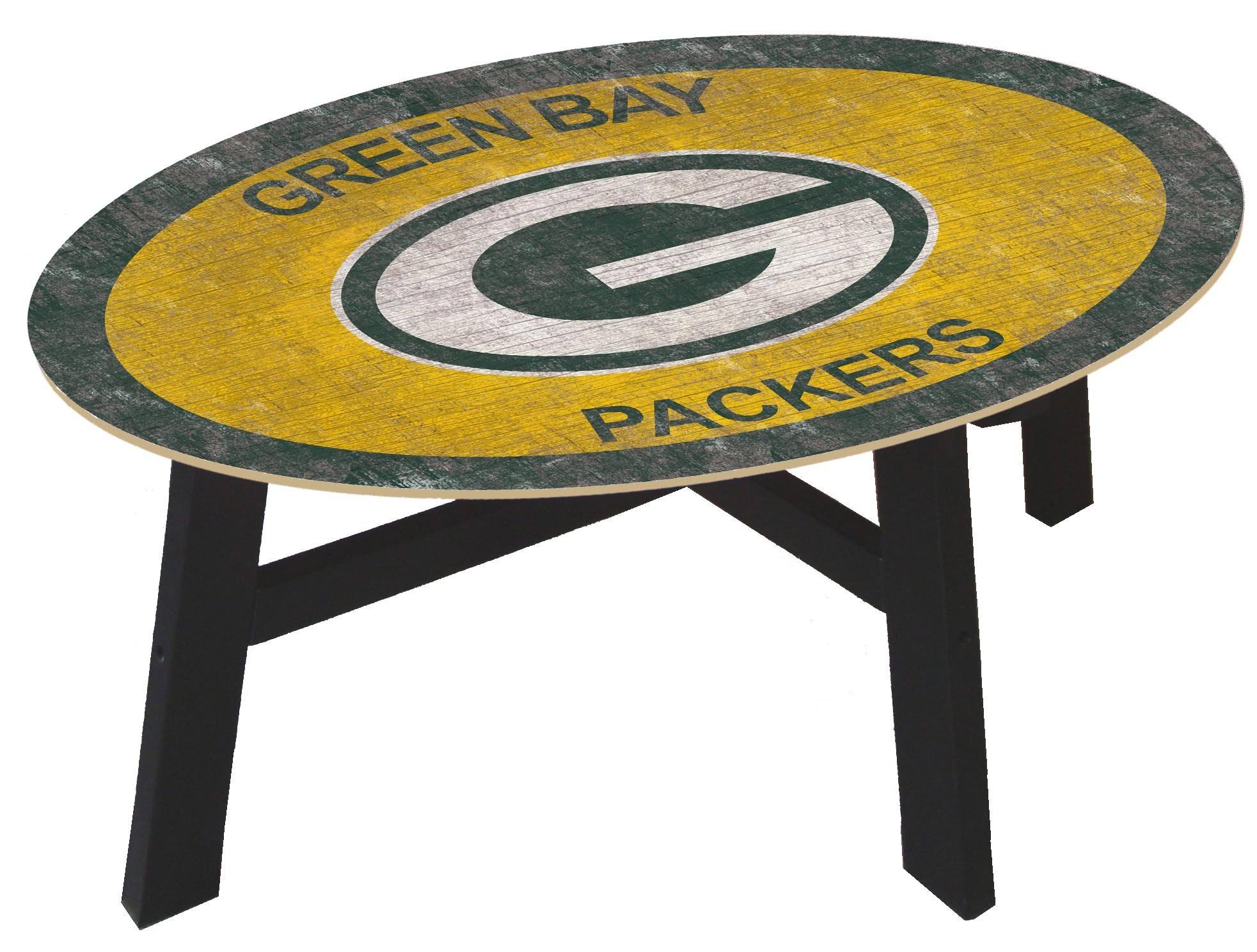 Fan Creations Green Bay Packers Coffee Table with Team Color