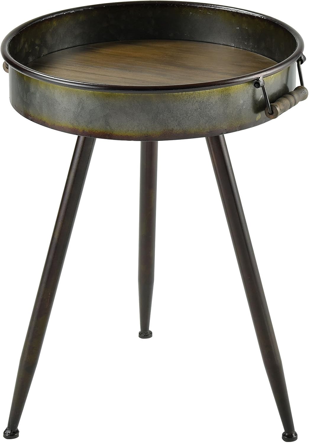 Elk Lighting Accent Table, Grey, Roast