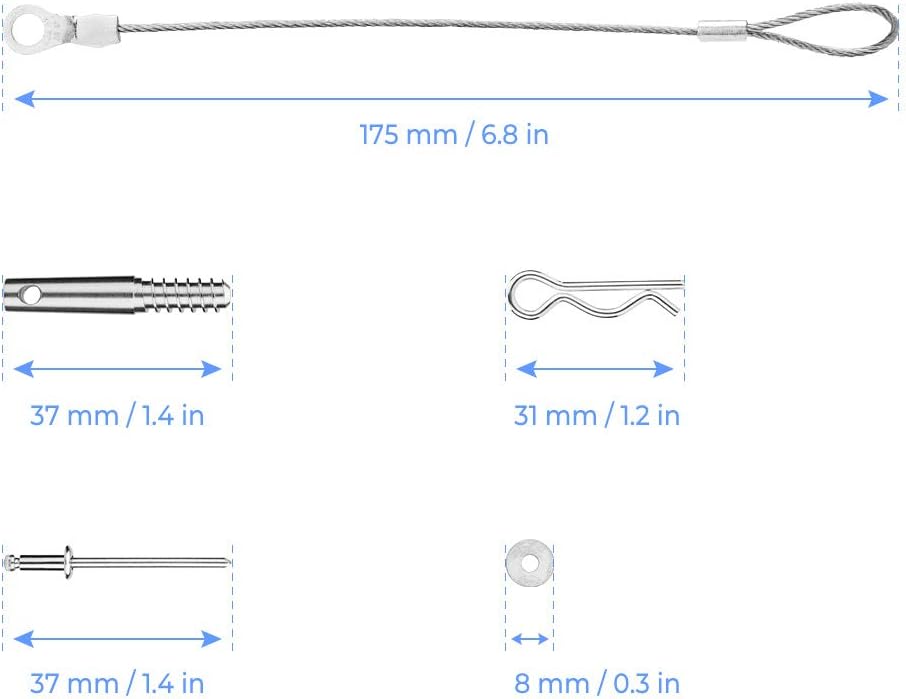 Kemimoto X3 Clutch Cover Pin Kit Maverick X3 Quick Release Belt Cover Tool X3 Clutch Cover Gasket Compatible with Can Am Maverick X3 2017 2018 2019 2020 2021 (Pack of 11)