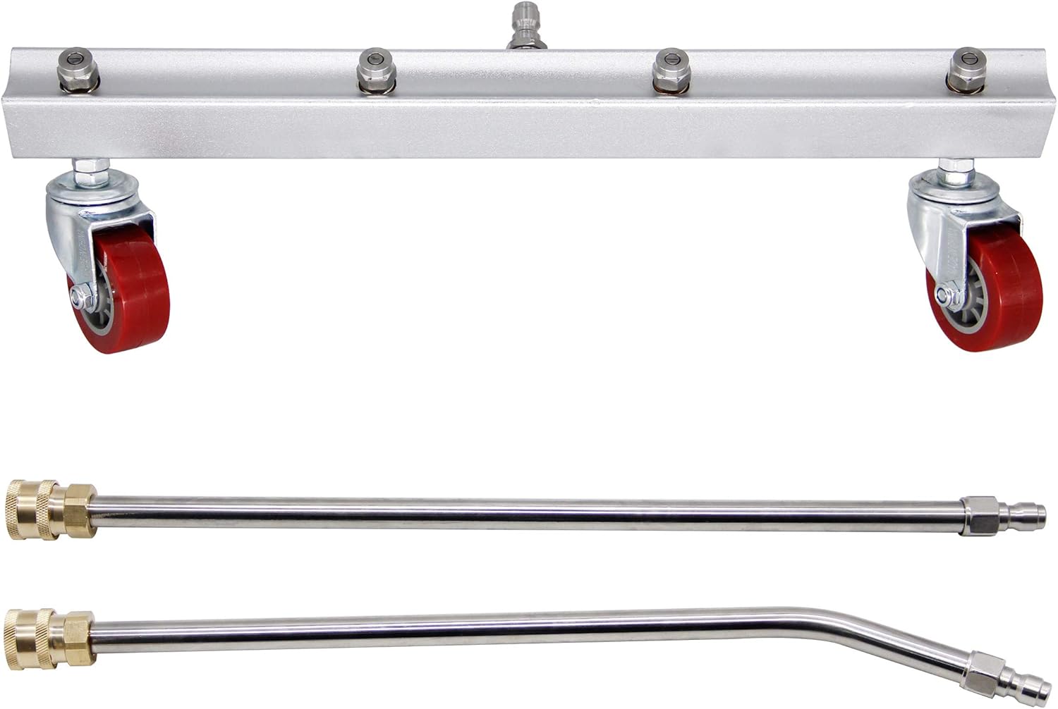 Twinkle Star 16 Inch Pressure Washer Undercarriage Cleaner, Under Car Water Broom with 16