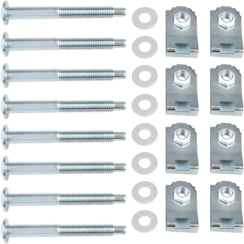 WMPHE Compatible with Truck Bed Mounting Bolt Nut Hardware Kit 1999-2016 Ford F250 F350 Super Duty Truck Replaces OEM W706640S900 W706641S900 W708770S436 XC3Z9900038AA 924-311