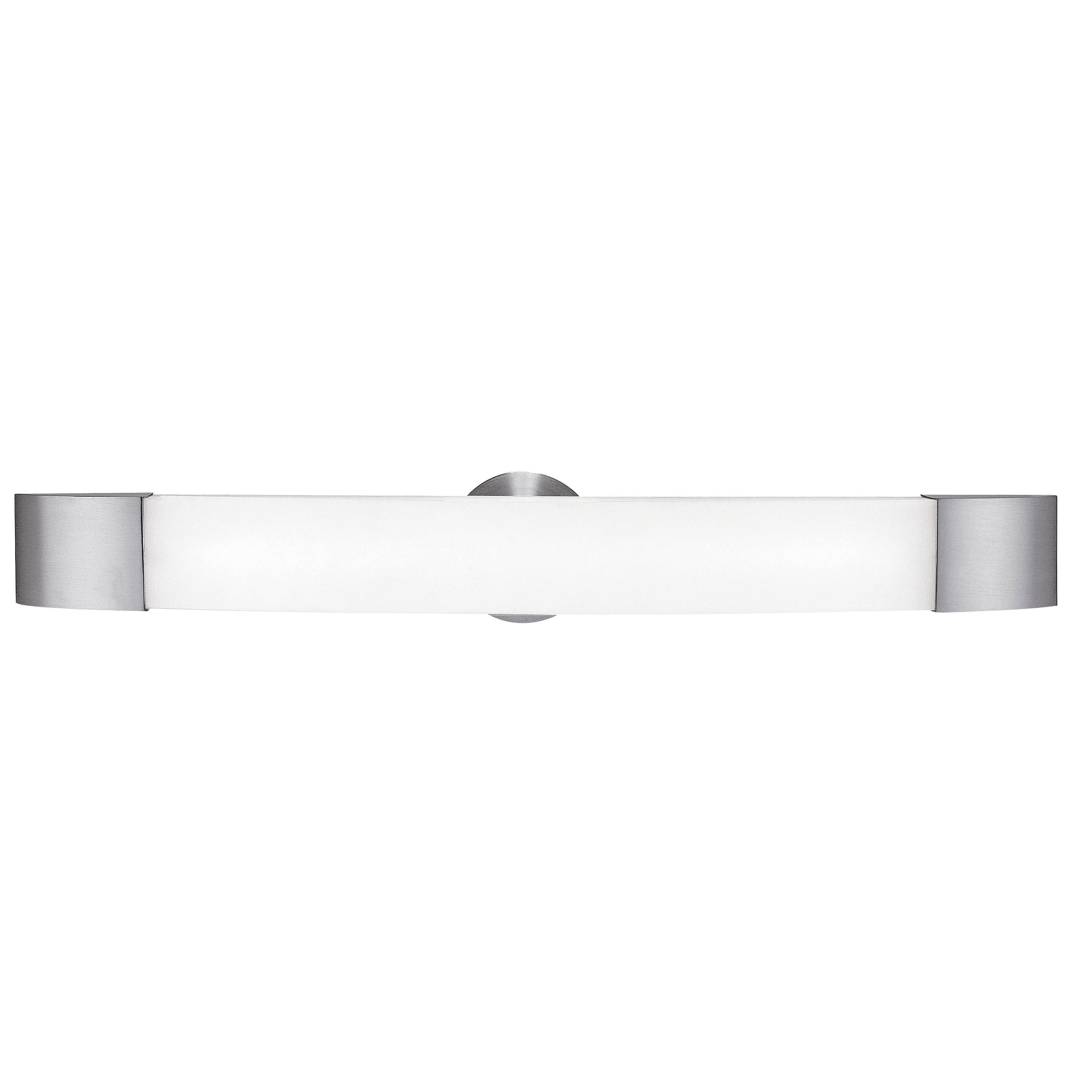 Access Lighting Aspen Bath Vanity - Brushed Steel - 31004-BS/OPL