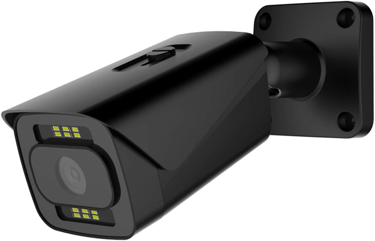 5MP PoE IP Camera,Home Security Cameras,Bullet Surveillance Cameras,7/24 Full Color,100ft Night Vision,2.8mm Lens,Built-in Microphont,SD Slot,Motion Detection Pack of 2