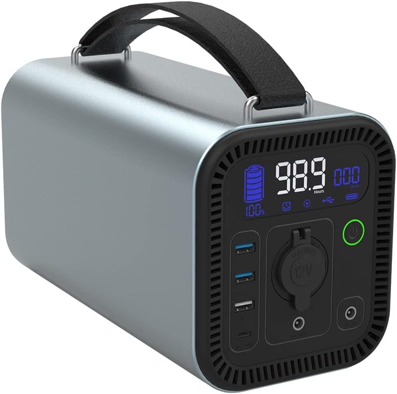 Power Station 300W AC Outlet, Portable Generator 360Wh Power Supply for Camping CPAP Cellphone TV Laptop Refrigerator Emergency Power Outage