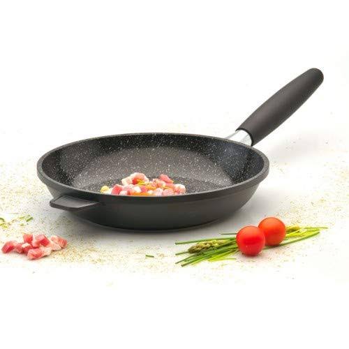 Eurocast by BergHOFF 12x22 Fry Pan | Ceramic and Titanium Cooking Surface | Durable, Lightweight Cast Construction | Detachable
