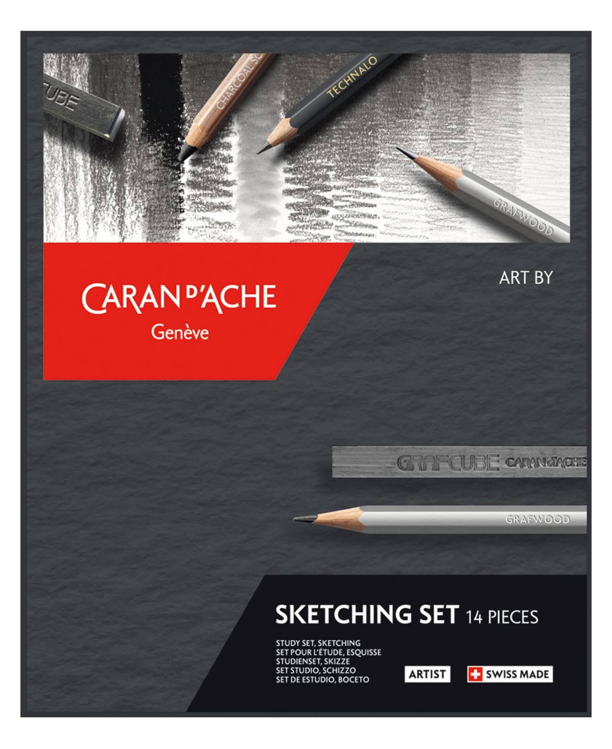 Caran d&Ache : Art by : Sketching Set of 14
