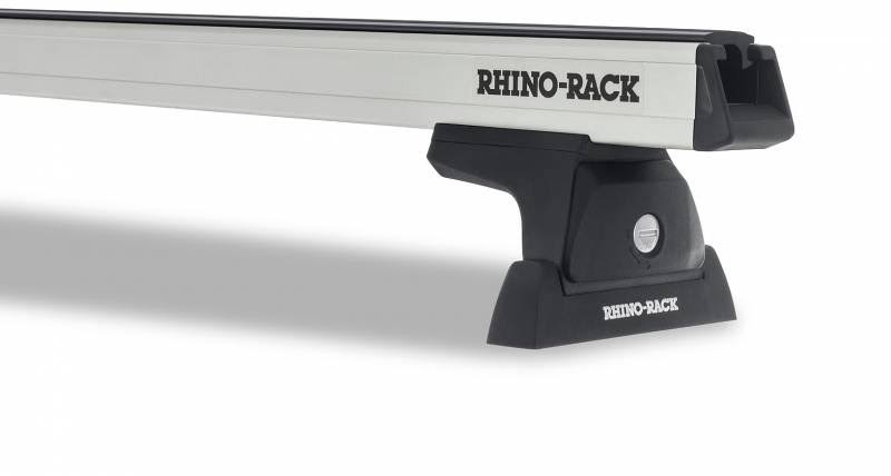 Rhino Rack 2008-2016 Ford F450 Crew Cab F250 F350 Super Cab Crew Cab Heavy Duty RLT600 Ditch Mount Silver 1 Bar Roof Rack JA8516
