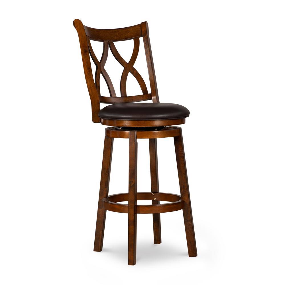 Powell Company Orono Bar Stool, Black Brown