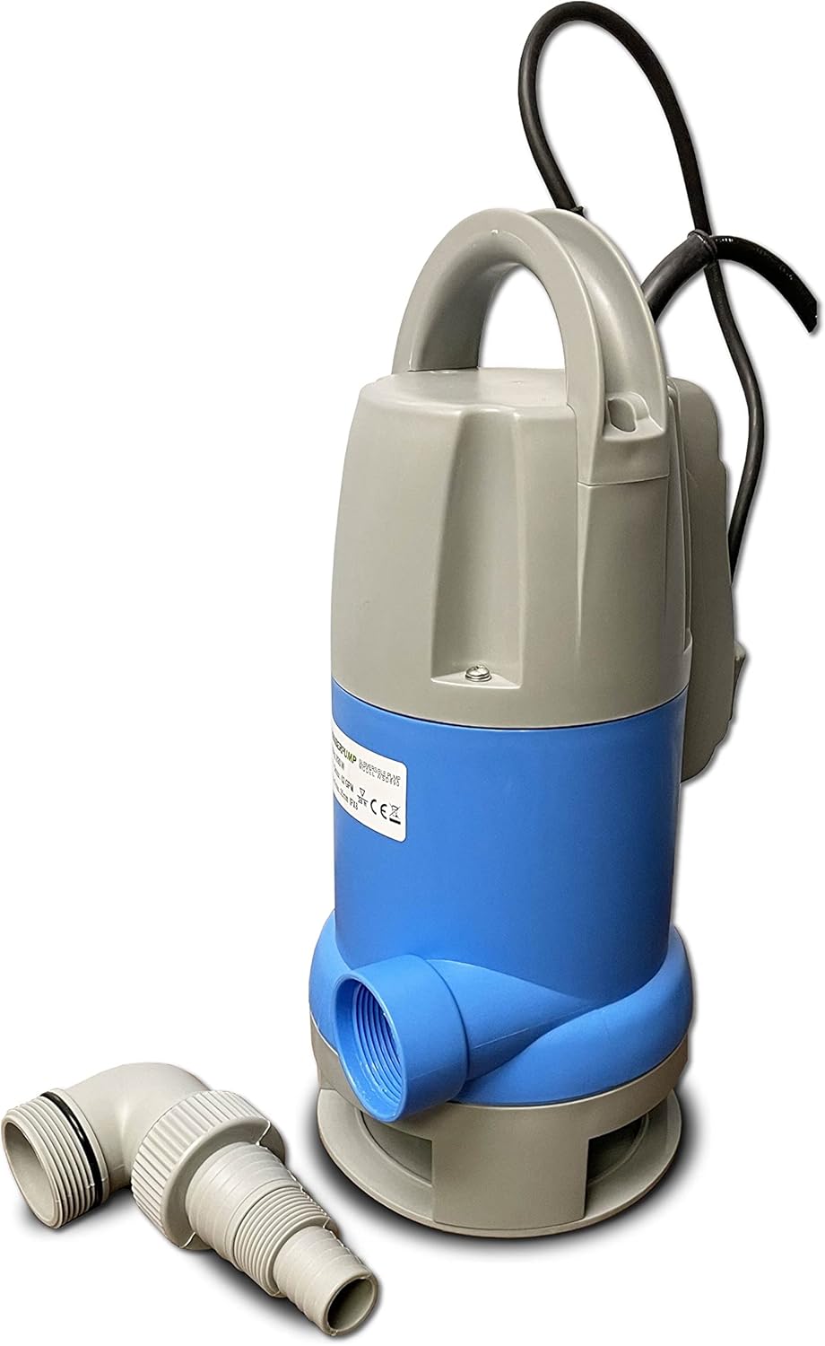 Submersible Clean/Dirty Water Sump Pump 1.2hp with water sensor automatic system, 28'Head, 62gpm, Thermal Protector, Copper Winding - Schraiberpump Pack of 2