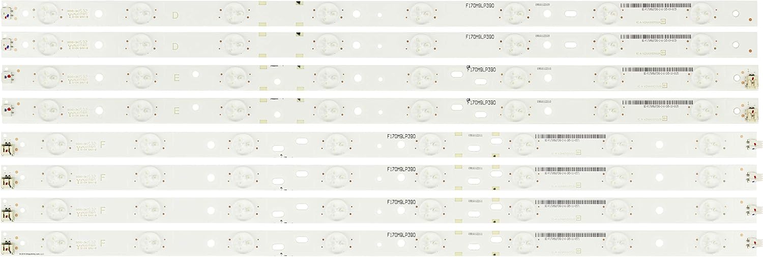 IC-A-VZAA50D552 LED Backlight Strips (8) LC-50UB30U (New) Pack of 2