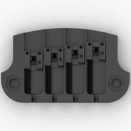 Hipshot Supertone 3Point 4String .696 Bass Bridge Nickel 17.7mm Spacing by Best Bass Gear