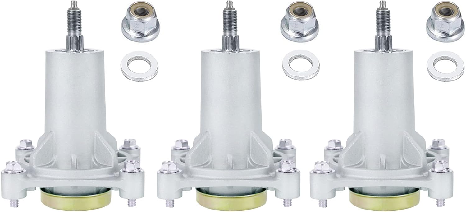 Dibanyou 3 Packs Spindle Assembly for Husqvarna 192870 532187281 532187292 McCulloch 532 19 28-70 Poulan 532192870 YT16542 YT1942 42