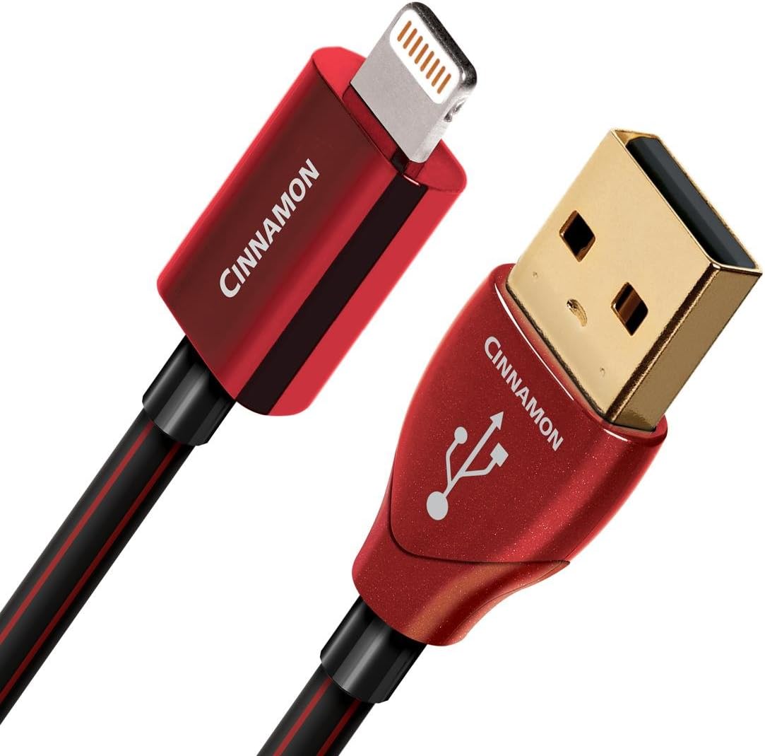 AudioQuest 0.75&nbsp;m Cinnamon Lightning 0.75&nbsp;m USB A Lightning Black