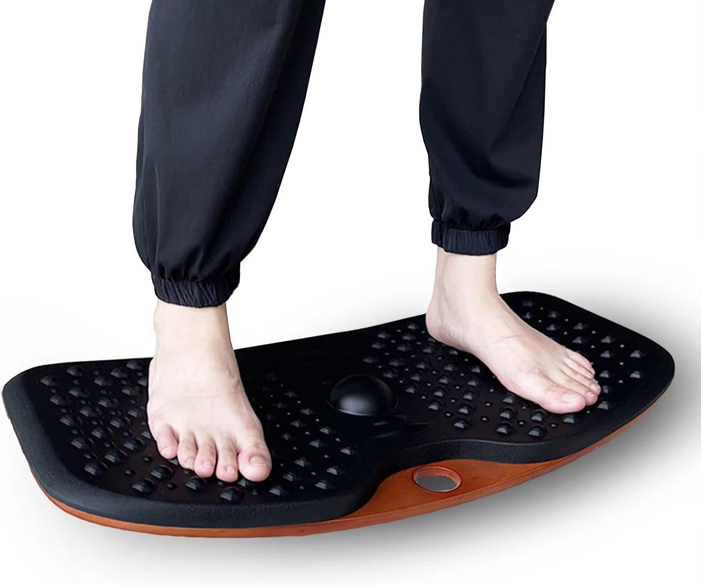 ZEALTOP Standing Desk Balance Board Anti Fatigue Standing Desk mat Wobble Board Rocker Board Comfort Mat for Office Kitchen (Large Size) Pack of 2