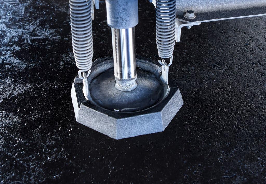 SnapPad HiWay Plus Permanently Attached Leveling Jack Pad for HWH 8 inch Front and 10 inch Rear Round Landing Feet (4-pack)