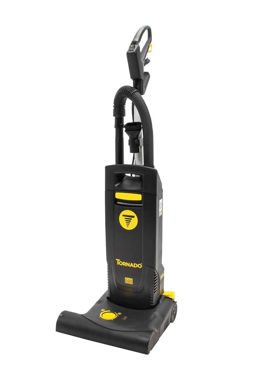 Tornado Deluxe CVD 38 Upright Vacuum, Dual Motor w/on-board Tools