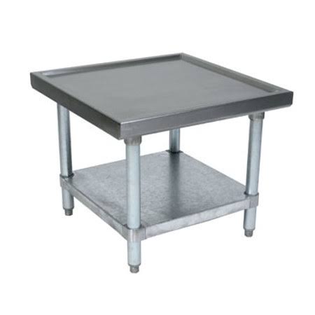 John Boos MS4-3036GSK Stainless Steel Heavy Duty Machine Stand, Galvanized Legs and Undershelves, 36x22 Length x 30x22 Width