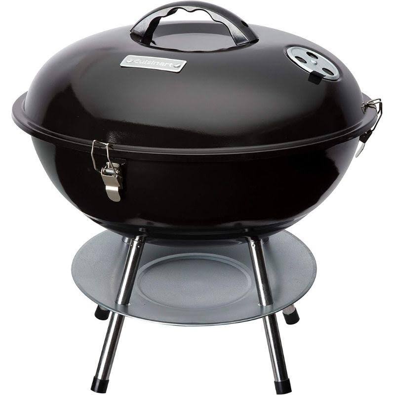 14-inch Portable Charcoal Grill, Black