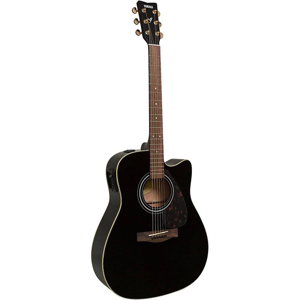 Yamaha Fx335c Dreadnought Acoustic-Electric Guitar Black