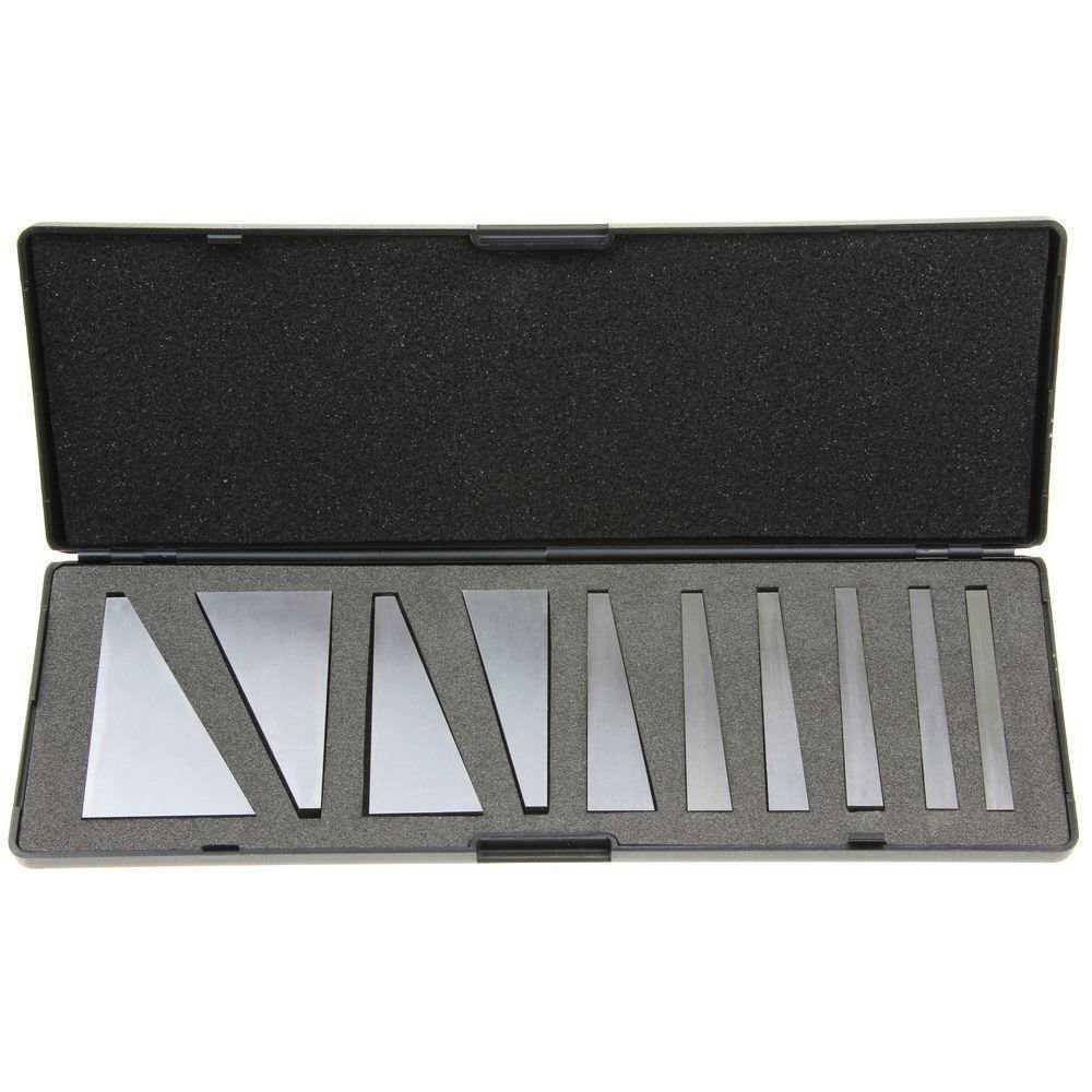 Anytime Tools Angle Block Set Machinist Precision Ground 10 Piece 1-30 Degrees