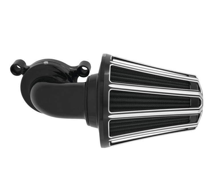 Arlen Ness 81-012 Monster Sucker Air Cleaner Kits Black 10-Gauge