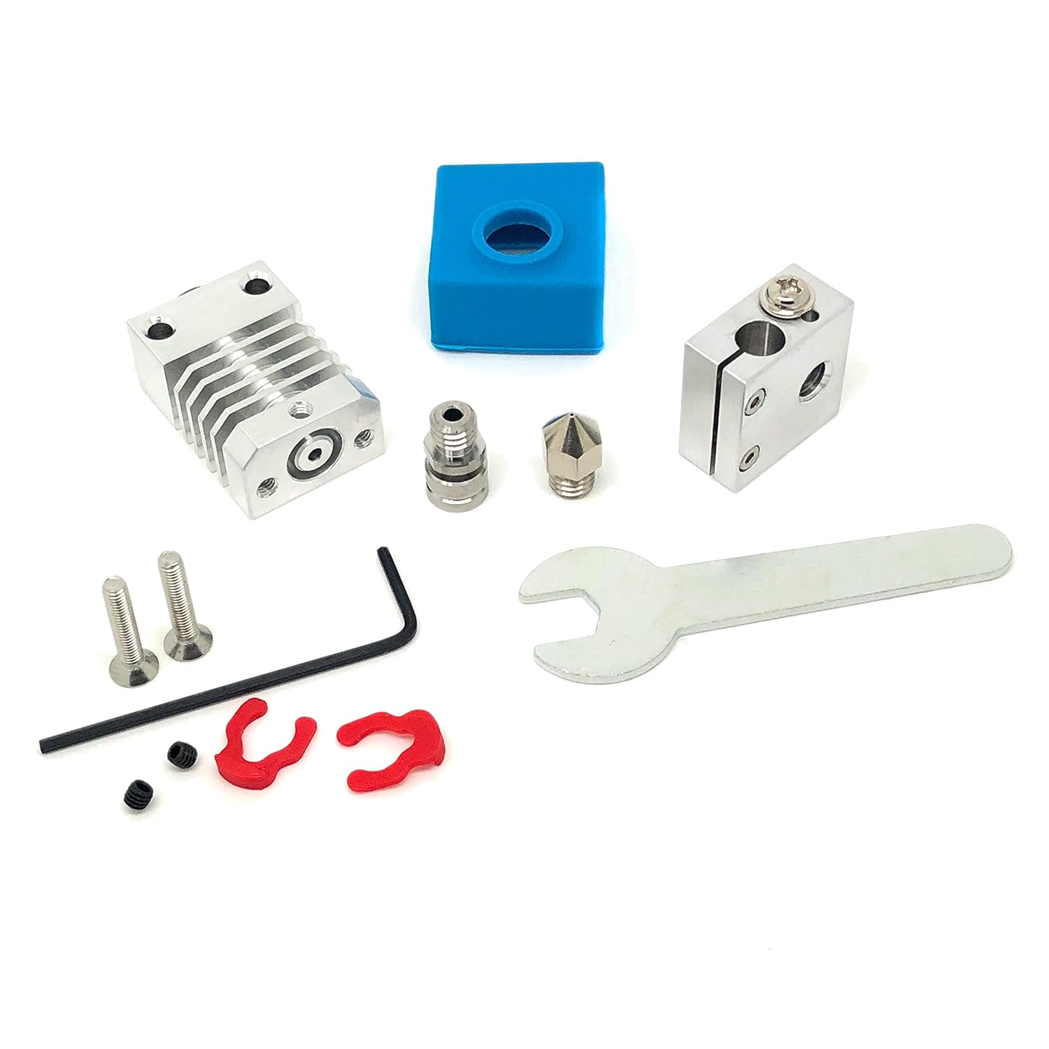 Micro Swiss All Metal Hotend Kit for Creality CR-10 / CR10 / CR10S / Ender 2 / Ender 3 Ender 5 Printers .4mm Pack of 2