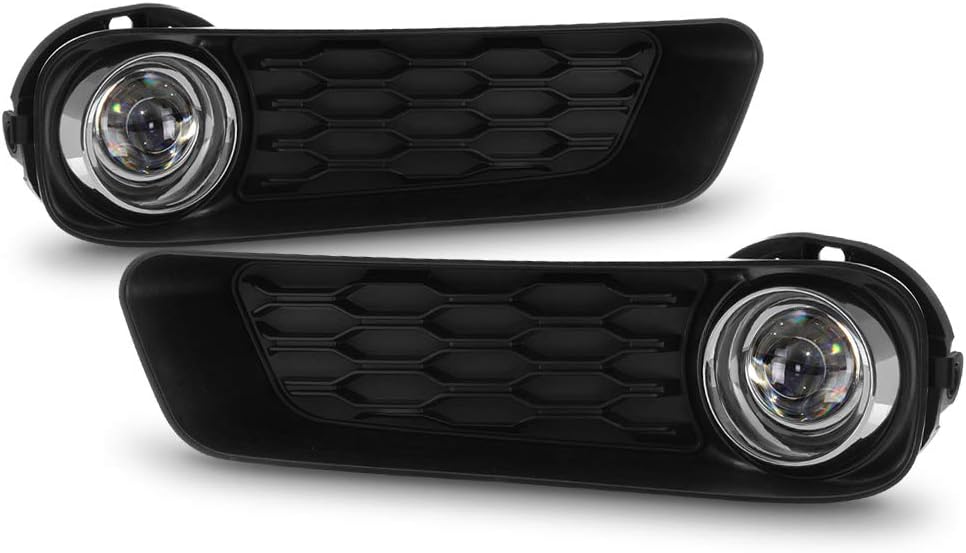 ACANII - For 2011-2014 Dodge Avenger Bumper Fog Lights Driving Lamps w/Switch+Bulb Assembly Driver & Passenger Side