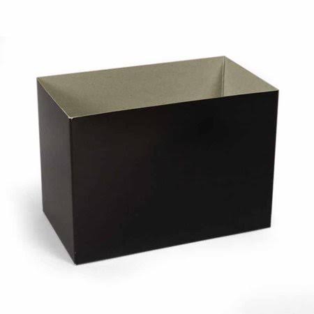 Black Basket Box 7 inch x 4 inch x 5 inch | Quantity: 100 by Paper Mart