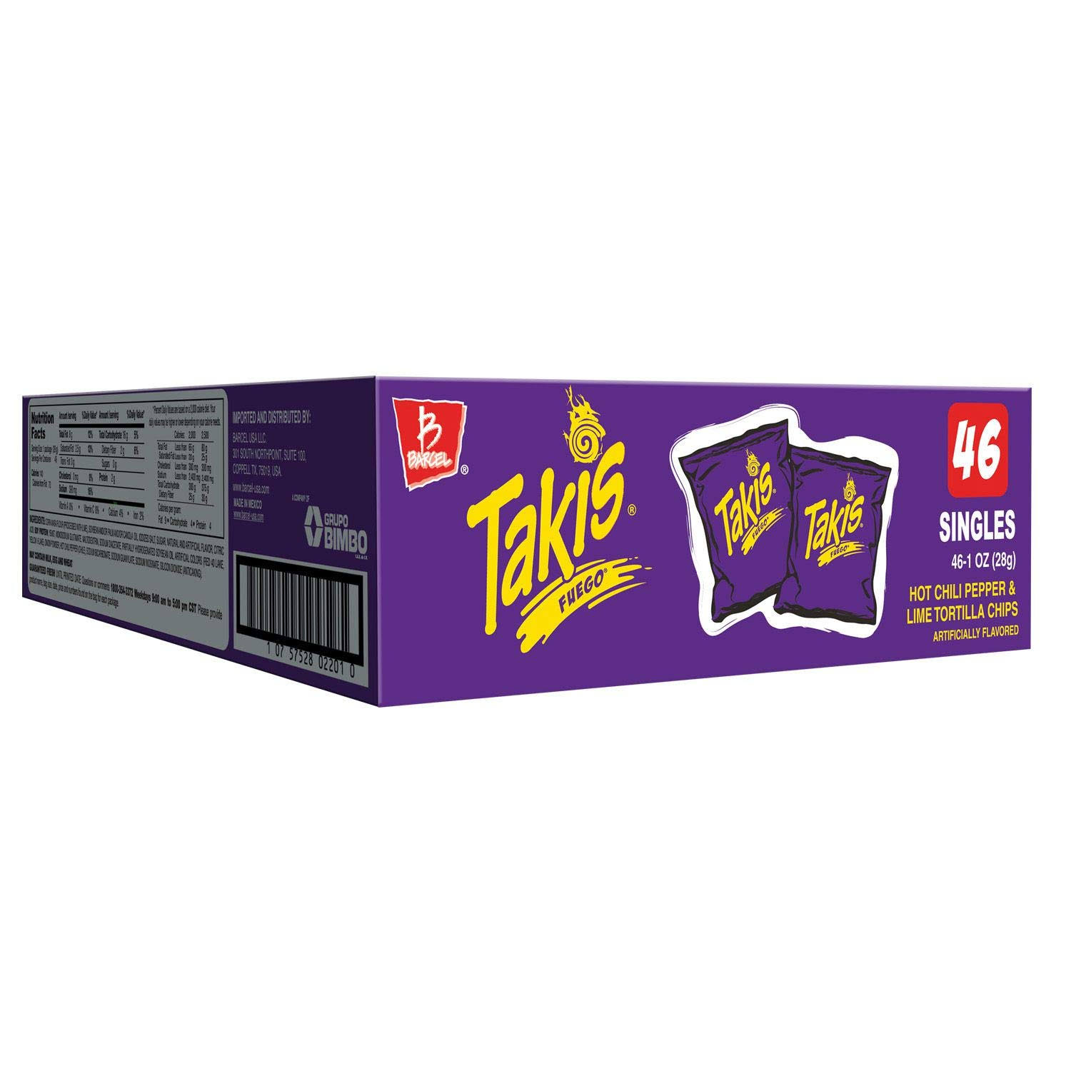 Takis Fuego 1 oz. 46 Ct. A1 Pack of 2