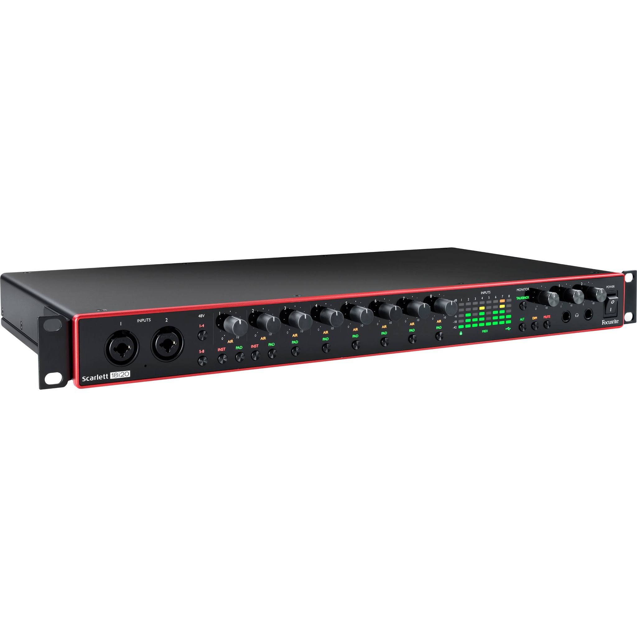 Focusrite Scarlett 18i20 (3rd Gen) USB Audio Interface