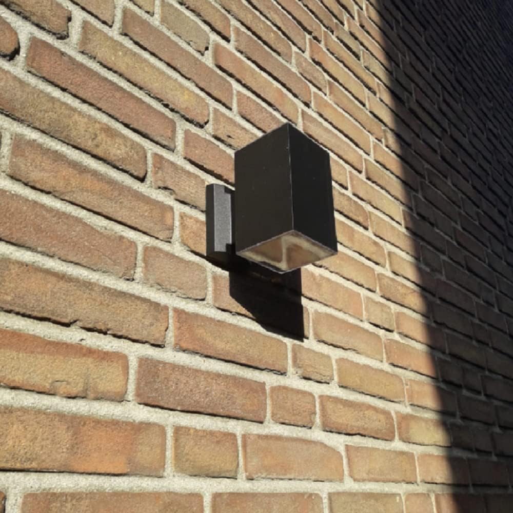 BRIGHTICONIC Outdoor Light Solar Powered Waterproof - Solar Light Sconce Light Up Down Wireless Wall Lighting Warm White Solar Lights Outdoor LED Dusk to Dawn Backyard Front Yard Lights for Patio Deck