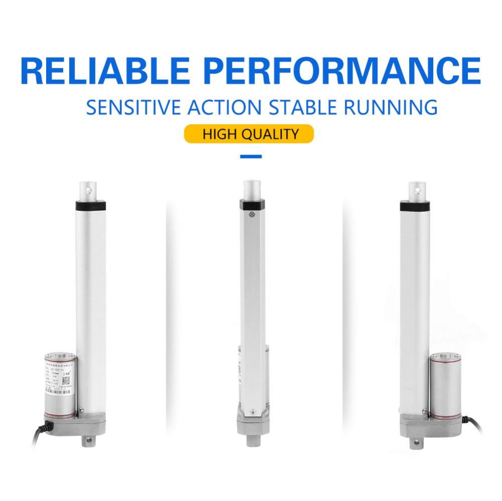 Electric Linear Actuator,DC 12V 750N Force 150-700mm Stroke Waterproof Multifunction Straight Line Actuator Motor Lift Controller for Automotive Medical Devices etc(200mm)