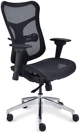 Rand Ergonomic Mesh Executive Chair Black Mesh Seat/Black Mesh Back/Black Frame