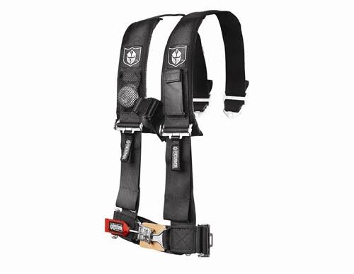 Pro Armor (a114230) 4-Point Harness with 3 in. Pads, Black