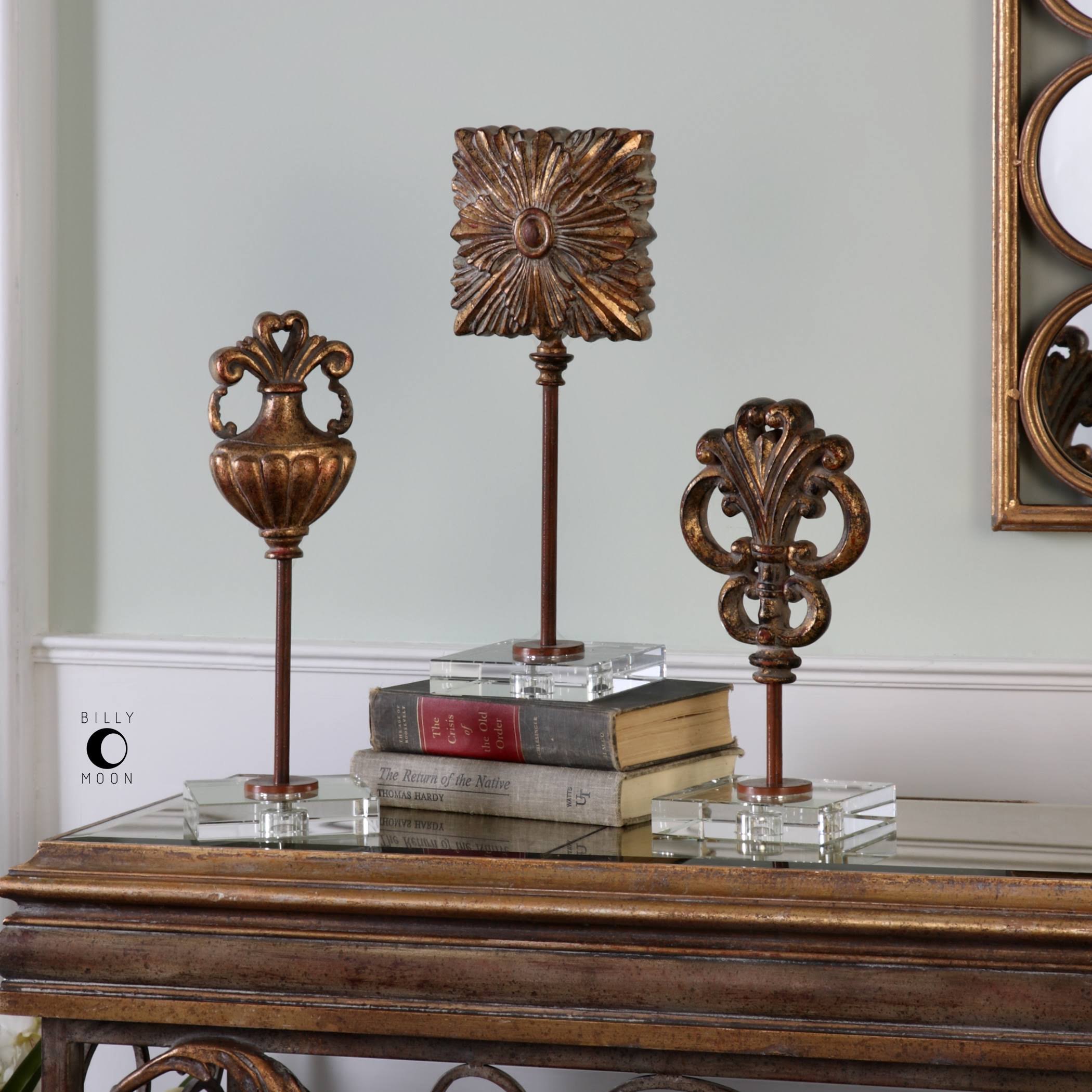 Uttermost 20067 Cesare Gold Accessories Set 3