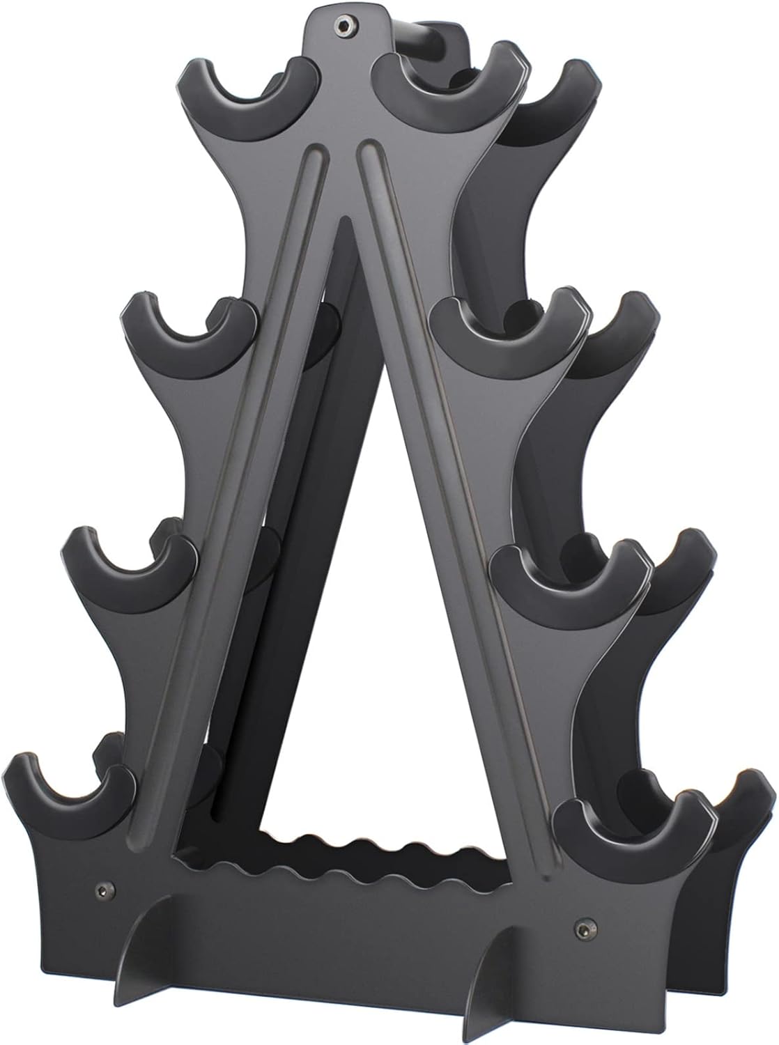 Dumbbell Rack 4 Tier Weight Rack for Dumbbells Compact Dumbell Rack Stand Only for Home Gym Weight Stand, (Rack ONLY)